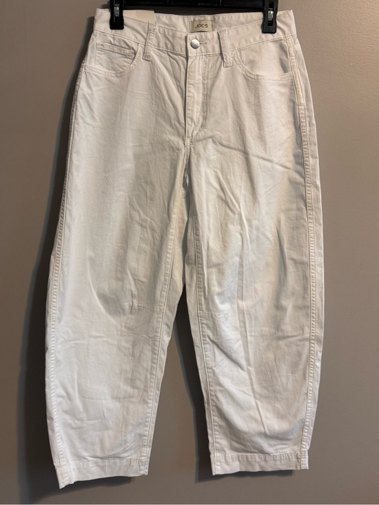 Joe's Jeans Denim - Joe's Jeans The Wilder White Relaxed Barrel Leg Jeans Size 27 NWT